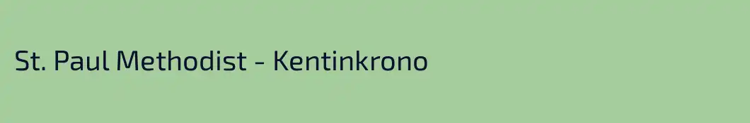 St. Paul Methodist - Kentinkrono